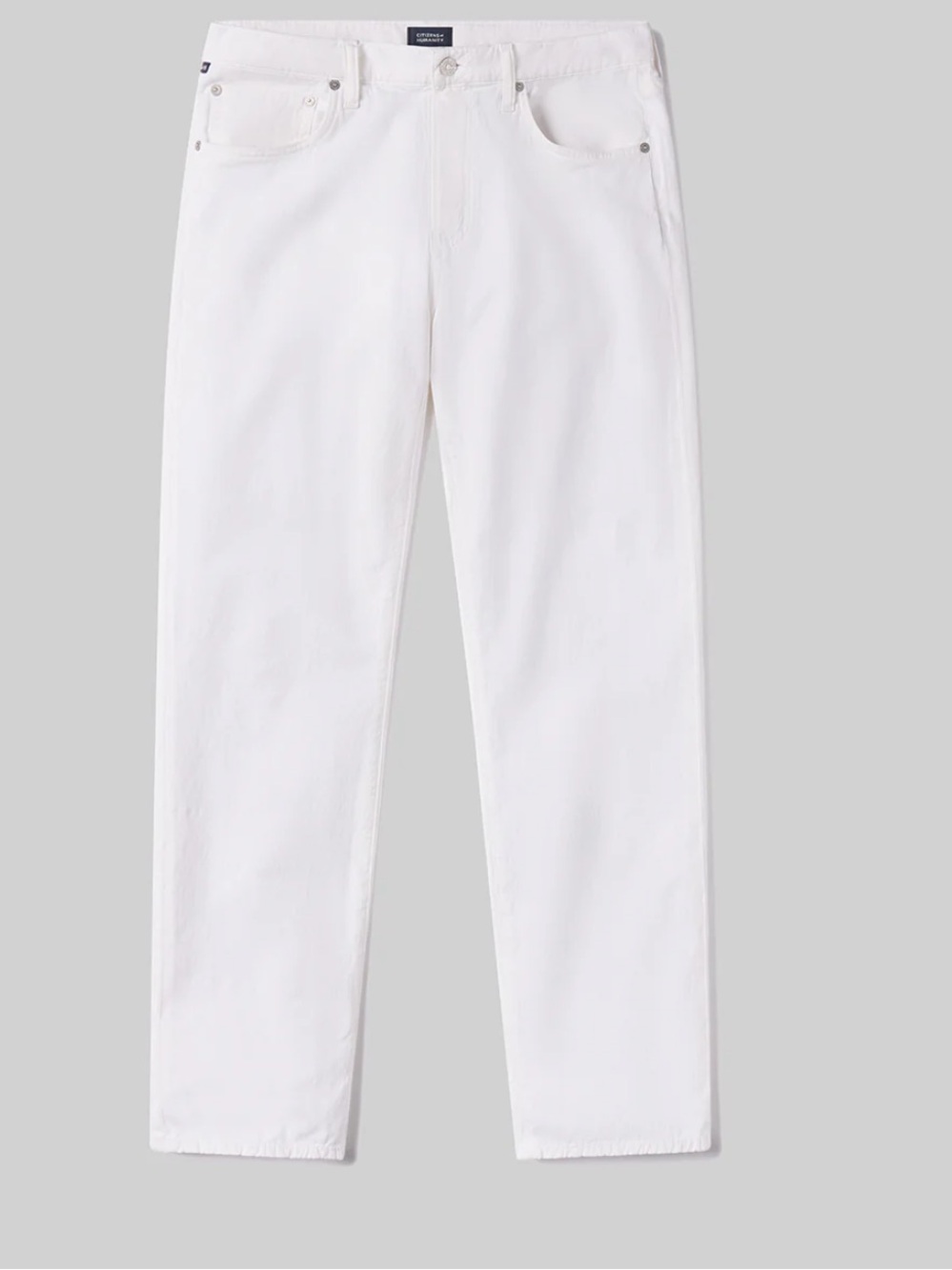 NWOT Citizens of Humanity Elijah straight comfort stretch linen pants white